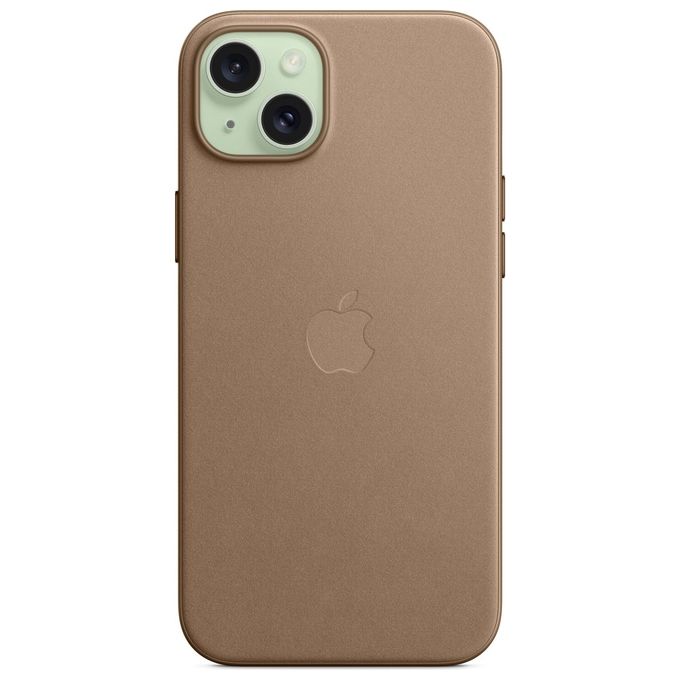Apple Cover MagSafe Microtwill in Tessuto FineWoven Talpa per iPhone 15 Plus
