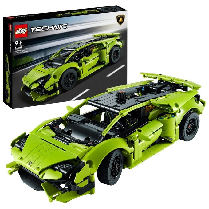 LEGO Technic 42161 Lamborghini Huracán Tecnica, Modellino di Auto da Costruire, Macchina Giocattolo per Bambini