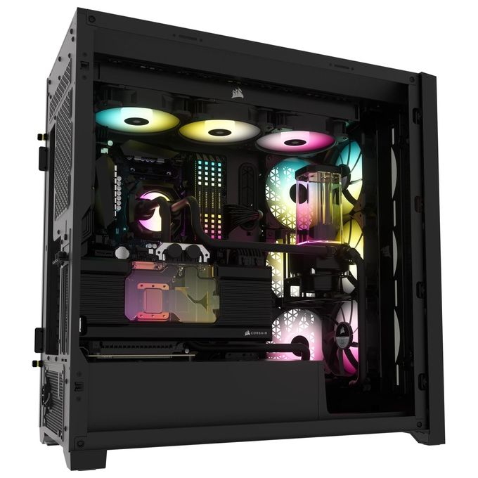 Corsair iCUE 5000X Middle Tower Vetro Temperato No-Power minITX-mATX-ATX