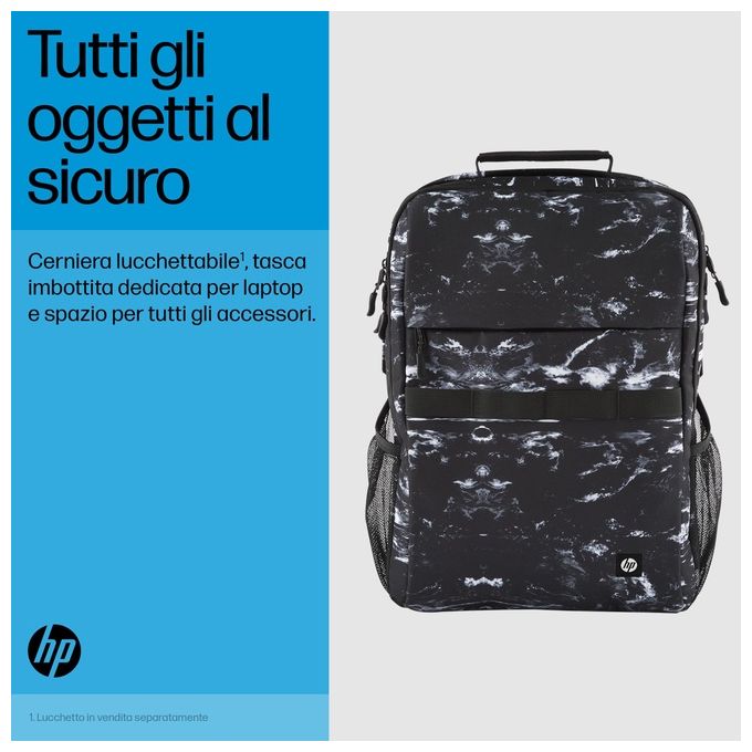 HP Campus XL Zaino Porta Computer 16.1'' Stone Marble