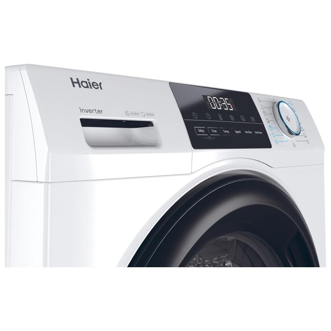 Haier HW90-BP14929A-S Lavatrice Carica Frontale 9 Kg 1400 rpm Classe A Inverter 72 dB (85x60x64 cm) colore Bianco