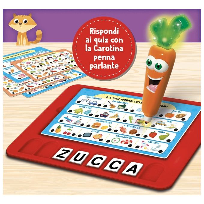 Lisciani Gioco Educativo Carotina il Grande Vocabolario dei Bambini