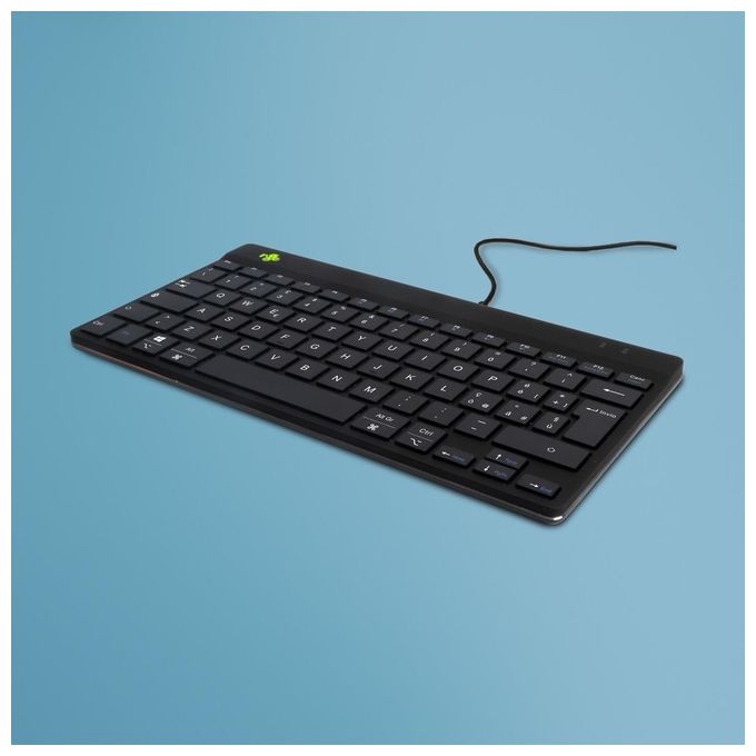 R-Go Tools RGOCOITWDBL Tastiera Ufficio USB QWERTY Italiano Nero