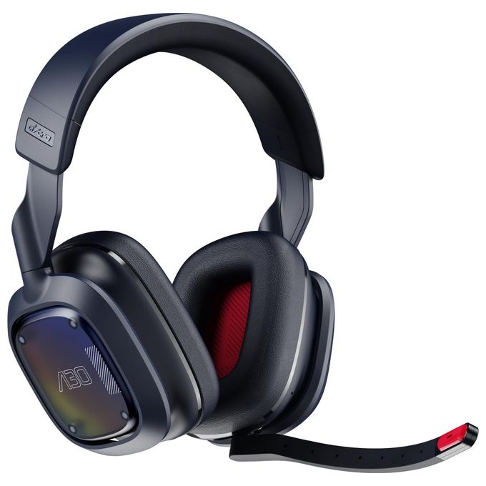 Logitech G Astro A30 LIGHTSPEED Cuffie Gaming Wireless Bluetooth Dolby Atmos Braccio Rimovibile Batteria da 27 ore USB-C Navy-Red