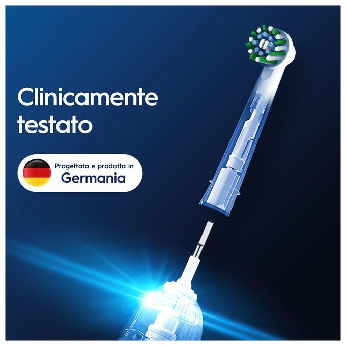 Braun Oral-B Pro Cross Action 3 Pezzi Bianco