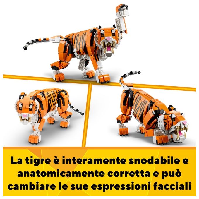 LEGO Creator 3 In 1 Tigre Maestosa
