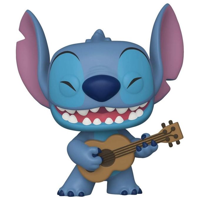 Funko Pop! Big 25cm Lilo e Stitch Stitch with Ukulele 1419