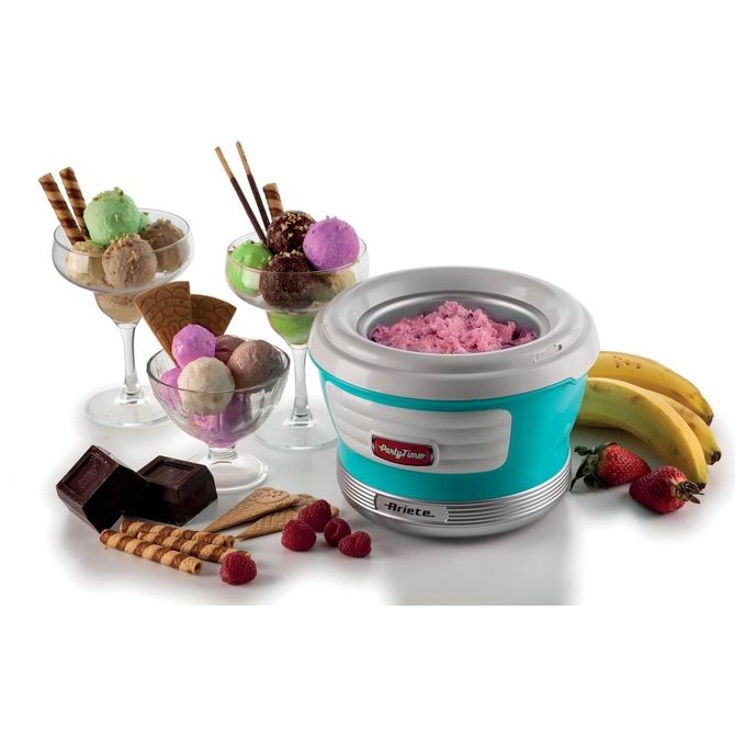 Ariete Macchina per Gelato Party Time Ice Cream Maker Azzurro