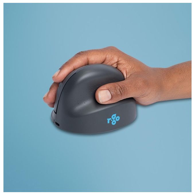 R-Go Tools RGOHEBAMRWL Mouse Ufficio Mano Destra Bluetooth 1750 DPI