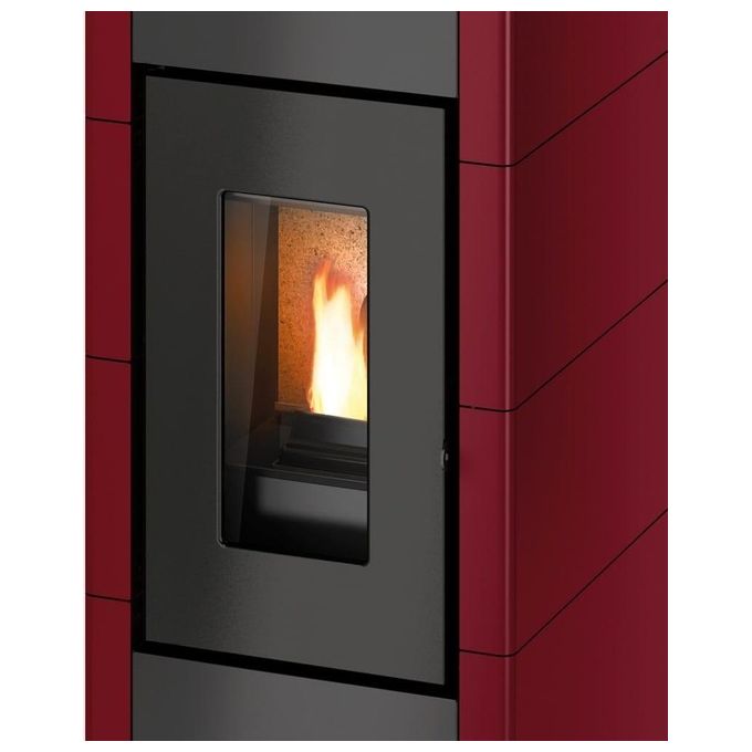 Cadel Stufa a Pellet Cristal 9 Rosso