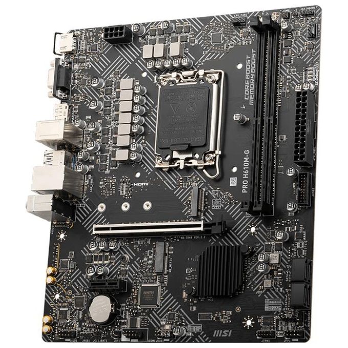 MSI PRO H610M-G DDR4 Intel H610 LGA 1700 micro ATX