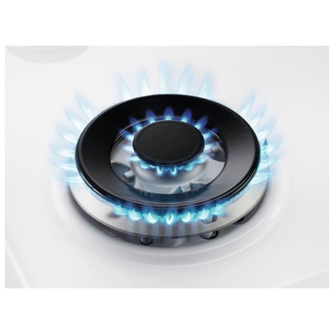 Electrolux KGG7537W Serie 600 Piano Cottura a Gas 5 Zone 74 cm Bianco