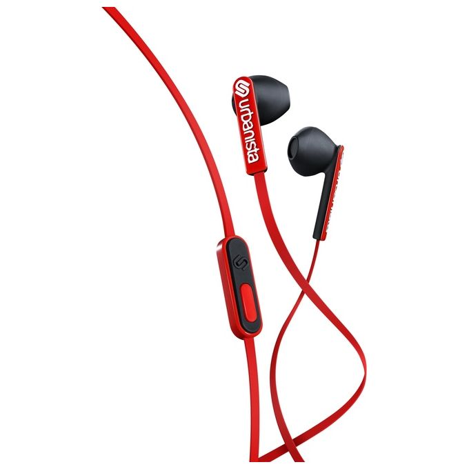 Urbanista, Auricolari In-Ear Cablati, San Francisco, Musica e Chiamate, Rosso