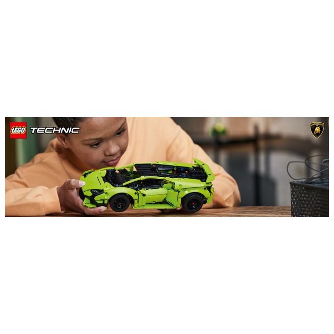 LEGO Technic 42161 Lamborghini Huracán Tecnica, Modellino di Auto da Costruire, Macchina Giocattolo per Bambini