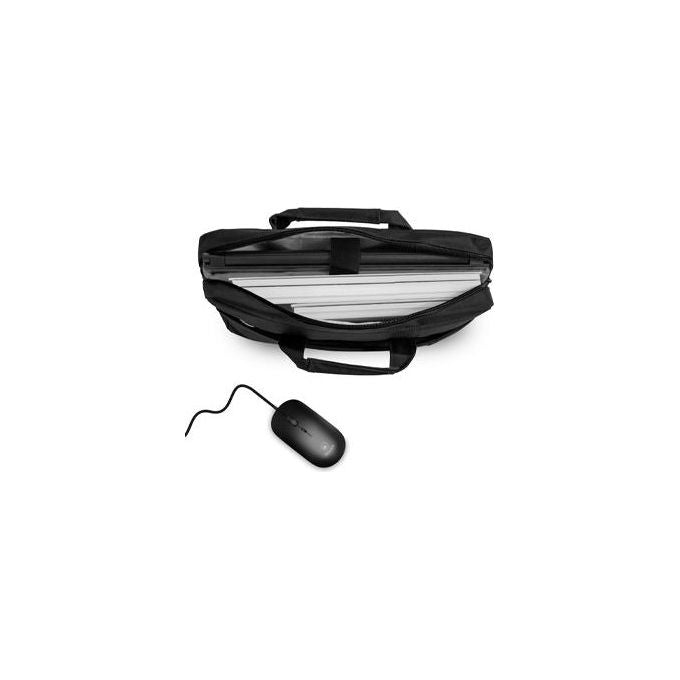 Atlantis P004-k265-16m Kit Borsa per Notebook Fino a 16'' e Mouse Ottico Nero