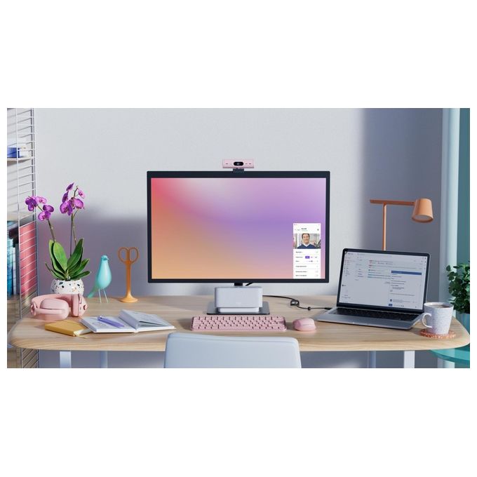 Logitech Brio 500 Webcam 4Mp 1920x1080 Pixel Usb-c Bianco