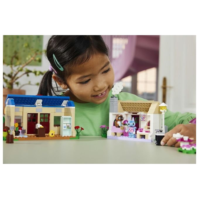 LEGO Animal Crossing 77050 Bottega di Nook e casa di Grinfia, Giochi Creativi per Bambini 7+ con Negozio e Casa Giocattolo