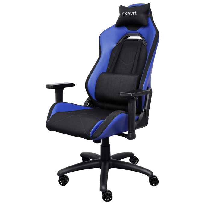 Trust GXT 714 RUYA Sedia per Gaming Universale Nero-Blu