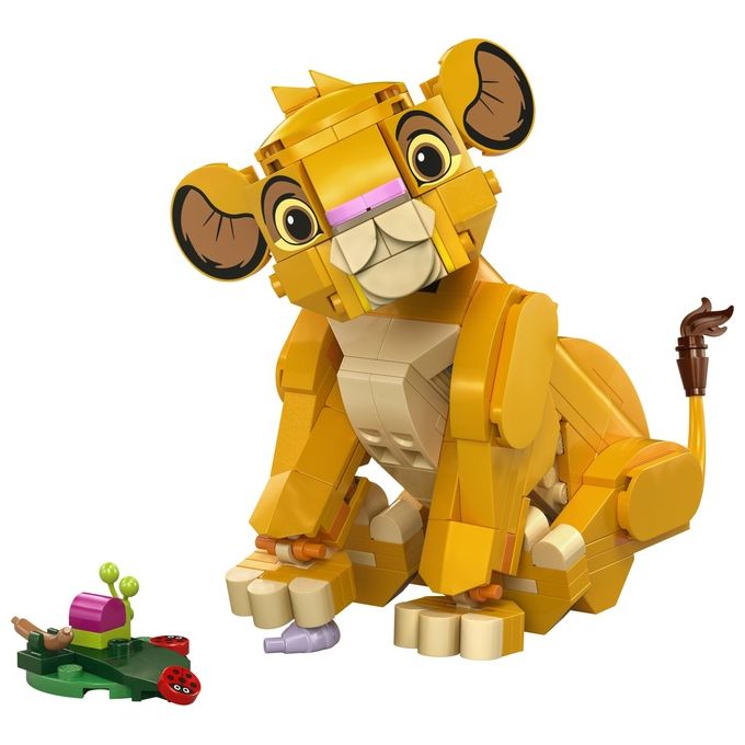 LEGO Disney Simba il Cucciolo del Re Leone Giochi di Fantasia per Bambini e Bambine da 6 Anni Personaggio Giocattolo Costruibile con Parti Snodabili dal Film d'Animazione Idea Regalo 43243