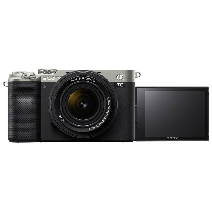 Sony Alpha 7c Fotocamera Digitale Mirrorless Full-Frame Milc 242Mp Cmos 6000x4000 Pixel Nero-Argento