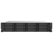 Qnap TS-1273AU-RP-8G Server Nas e di Archiviazione Armadio 2U Collegamento Ethernet Lan Nero-Grigio V1500b