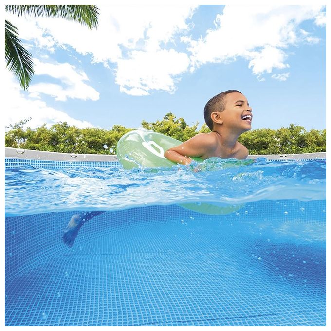 Intex 26712NP Piscina Fuori Terra Prisma Frame Rotonda Pompa Filtro 2006 L-h 6503 L Acciaio e PVC Grigio 366x76 cm 366x76 cm Con Pompa Filtro