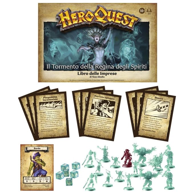 Hasbro Gioco Avalon Hill HeroQuest Il Tormento della Regina degli Spiriti