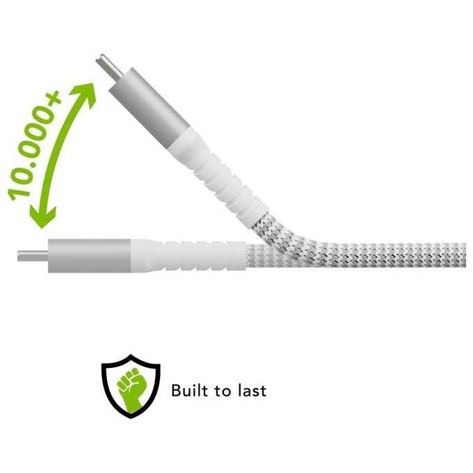 DBramante1928 Re-Charge 1.2mt Usb-a a Lightning Bianco