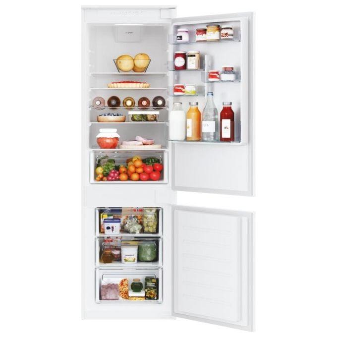 Candy Fresco CBL3518EVW Frigorifero da incasso Combinato Capacita' 263 Litri Classe Energetica E Statico Candy In-Tech Air Plus + 177,2 cm Bianco