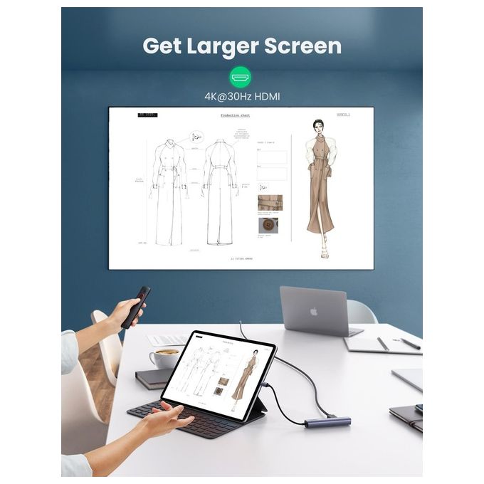 Ugreen 6-in-1 USB-C Hub
