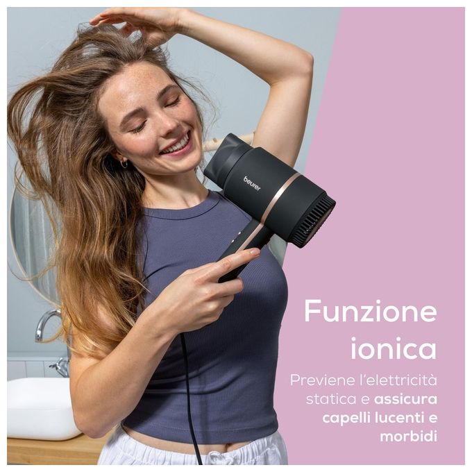 Beurer HC 35 Asciugacapelli da Viaggio con Tecnologia agli Ioni