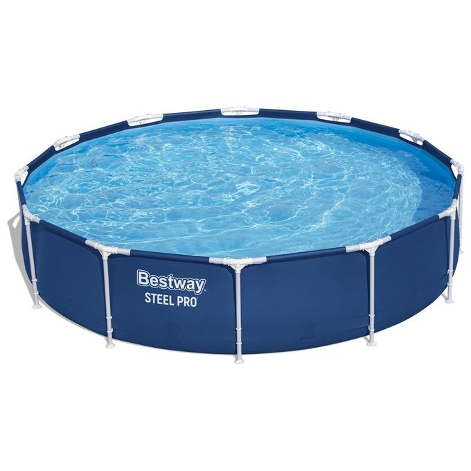 Bestway Steel Pro 56706 Piscina Rotonda 366x7cm Blu
