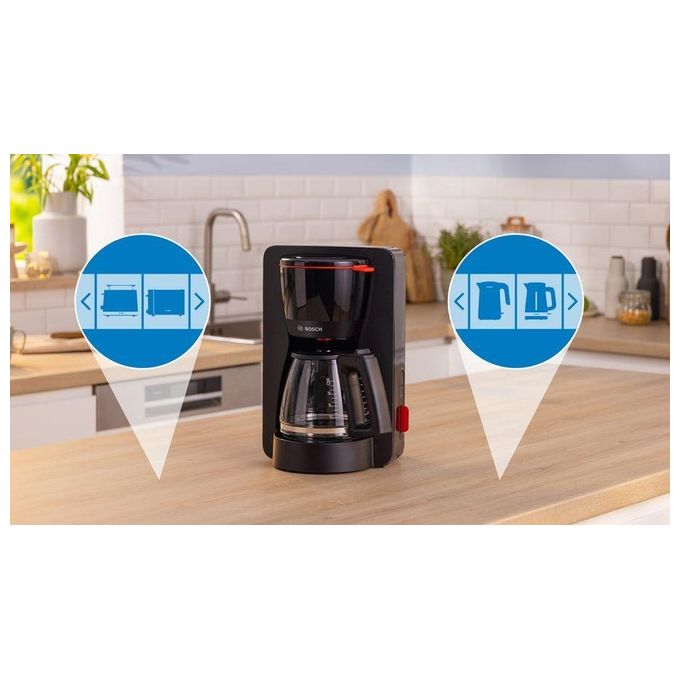Bosch TKA3M133 Macchina per Caffe' con Filtro 1.25 Litri