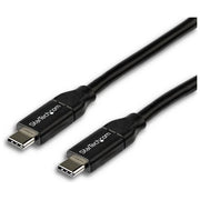 StarTech Cavo Usb 2mt Usb-C Maschio Nero