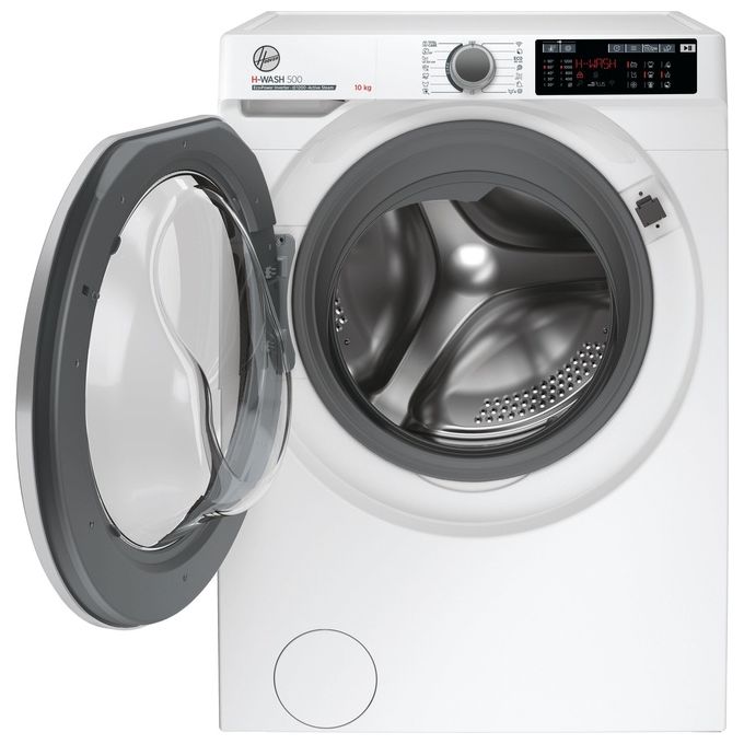 Hoover H-WASH 550 HW 210AMBS-1-S Lavatrice a carica frontale 10 Kg  1200 giri Classe A 9 cicli Care Motore Eco-Power 60x59X85 bianco