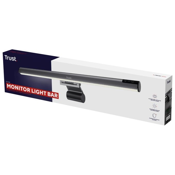 Trust Luce Monitor Modello 25483 Shyne Light Bar Nero e Grigio