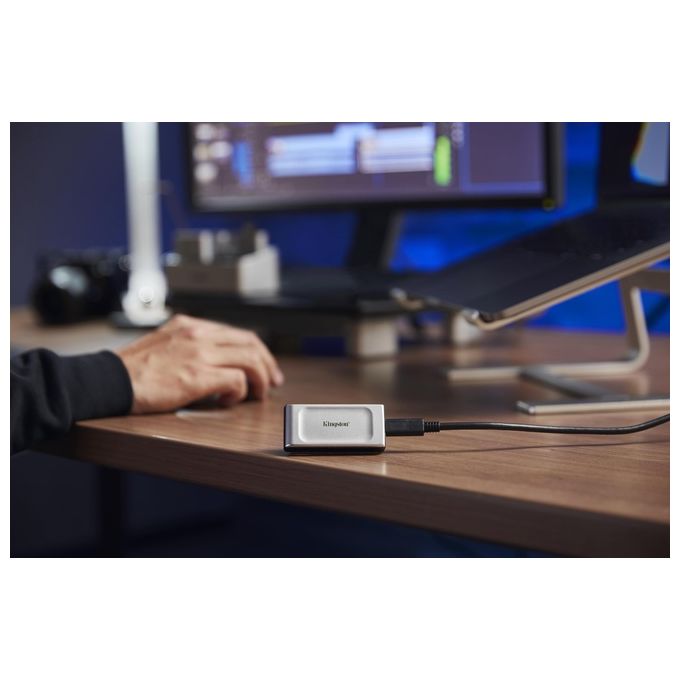 Kingston Technology XS2000 Ssd Portatile 500Gb Nero-Argento
