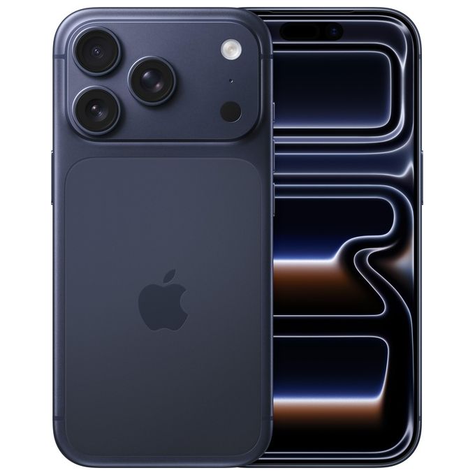 Apple MG8J4QL-A iPhone 17 Pro Smartphone 6.3'' OLED A19 Pro 256GB Tripla fotocamera 48MP 5G Wi-Fi 7 IP68 colore Blu