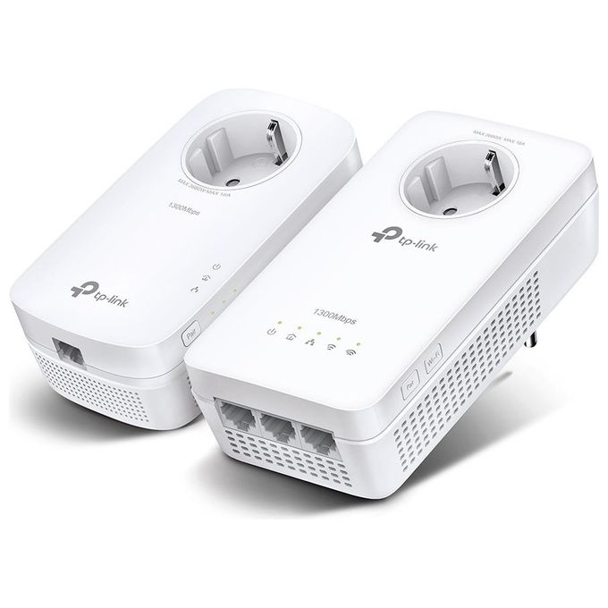 TP-Link TL-WPA1300P KIT 1300 Mbit-s Collegamento Ethernet LAN Wi-Fi Bianco 3 Pezzi