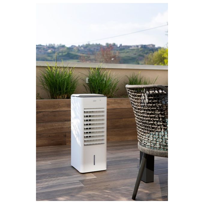 Argo Polifemo Kirk Raffrescatore Evaporativo con Serbatoio da 7 Litri Potenza 80 W per Ambienti Freschi e Confortevoli