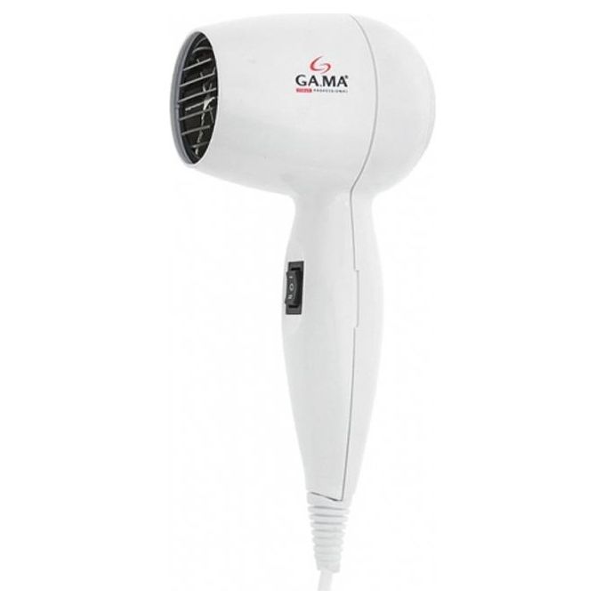 GA.MA A21.805 – Asciugacapelli da parete 1200 W, Tecnologia con motore DC, 2 velocita'-temperature, Colpo d’aria fredda, Supporto a muro integrato, Colore Bianco