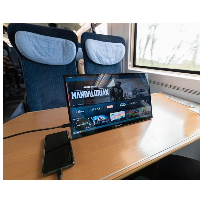 Verbatim Pmt-17 Monitor Portatile Touch 17.3'' Full Hd
