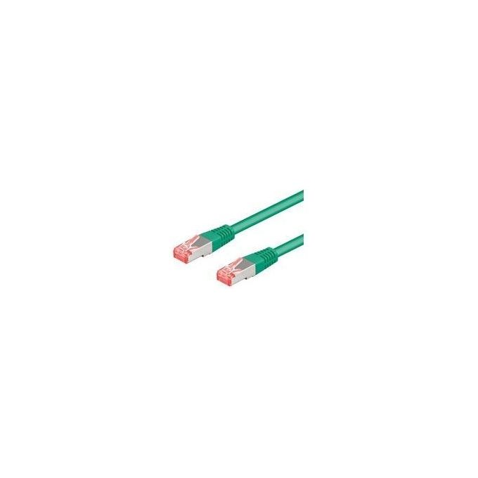 Digitus cavo rete s-ftp cat.6a doppia schermatura lsoh colore verde mt. 10