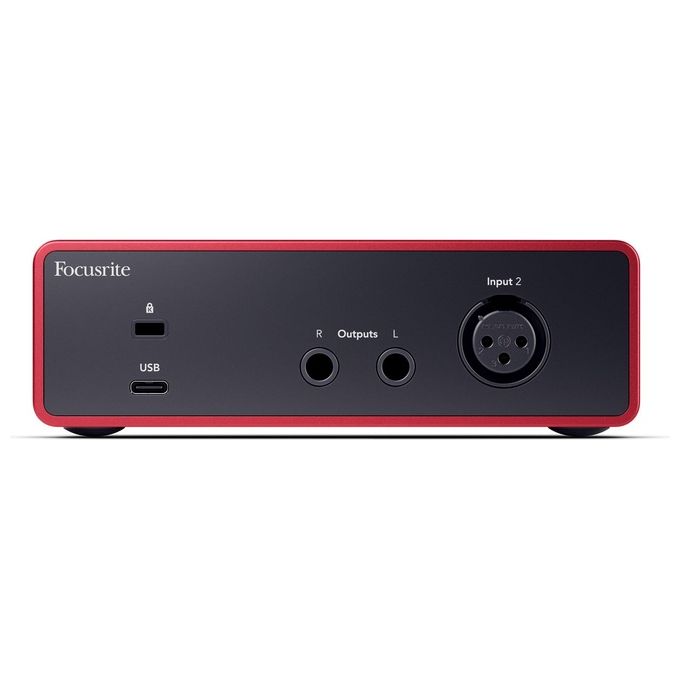 Focusrite Interfaccia Audio Scarlett Solo 4Gen Rosso e Nero