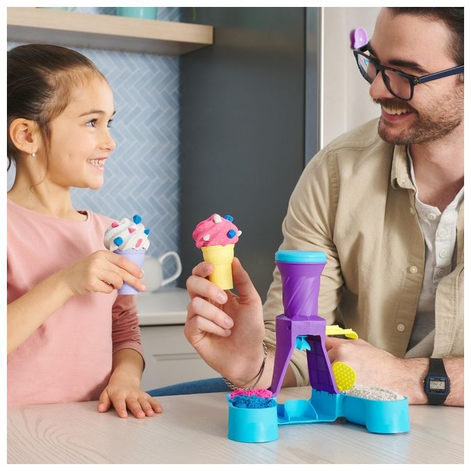 Spin Master Sabbia Creativa Kinetic Sand Gelateria Colorata