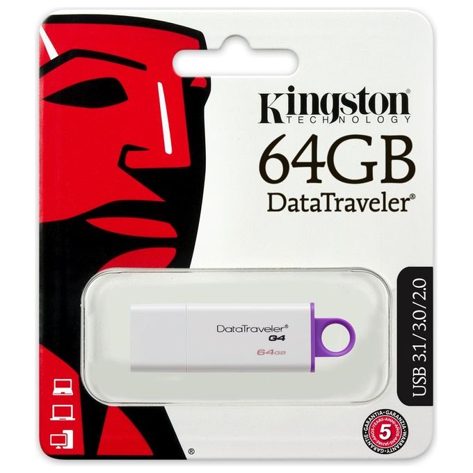 Kingston Pen Drive Usb3.0 64gb 'datatraveler'