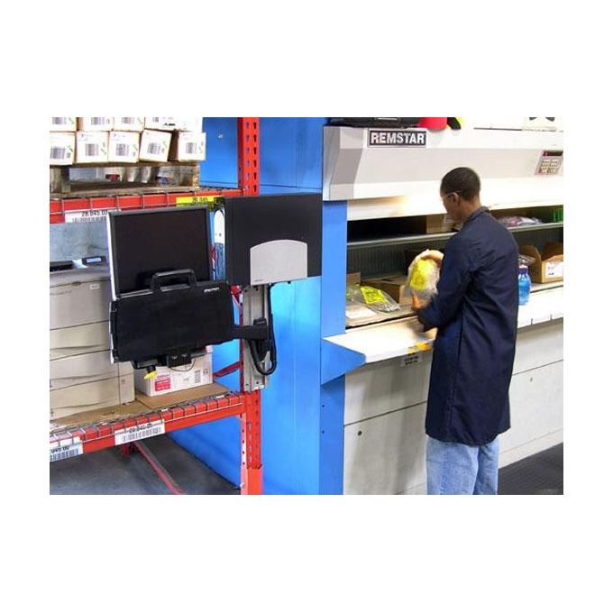 Ergotron 200 Series Braccio a Muro per Lcd Fino a 24'' e Tastiera Bianco