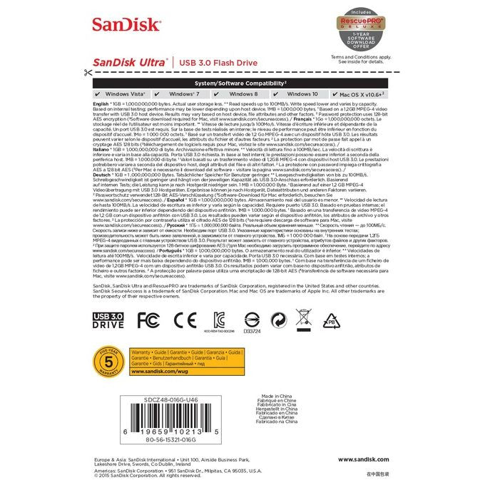Sandisk Pen Drive 16gb