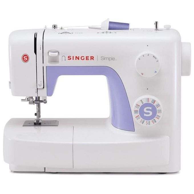 [ComeNuovo] Singer Simple 3232, Macchina da Cucire Portatile, Infila Ago Automatico, Bianca e Viola