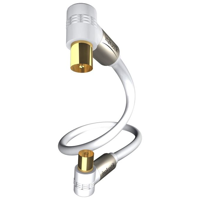 In-Akustik Premium Hdtv 90 Gradi Cavo Antenna Coax 100dB 1,5mt